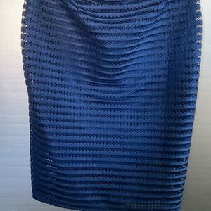 New York & Company Navy Pencil Skirt #2943